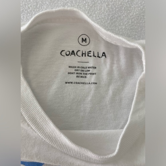 Coachella T-Shirt Adult Medium Long Sleeve Concert Festival Indigo, CA # - Picture 5 of 8